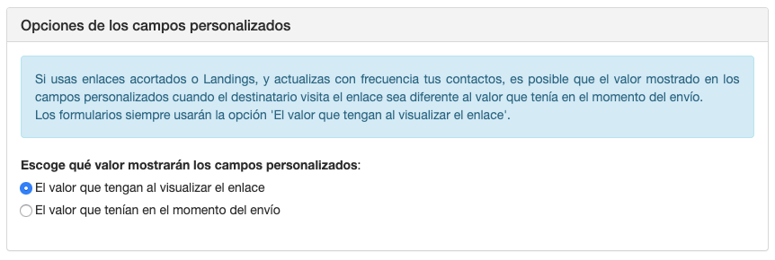 Panel de campos personalizados en recursos - ME Servicios Tecnológicos